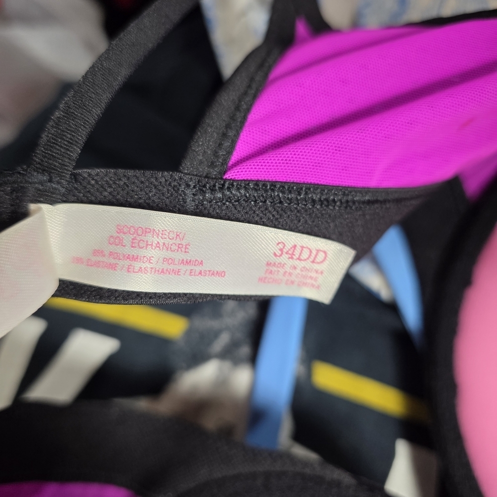 Victoria Secret PINK Scoopneck Underwire Lined  Bra Size 34DD - Picture 12 of 12
